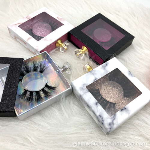 Mink Eyelash Mink Lashes Mink Eyelashes Vendor Free Sample Wholesale 3D Custom Private Label 3d Hand Made 25mm Transparent OEM